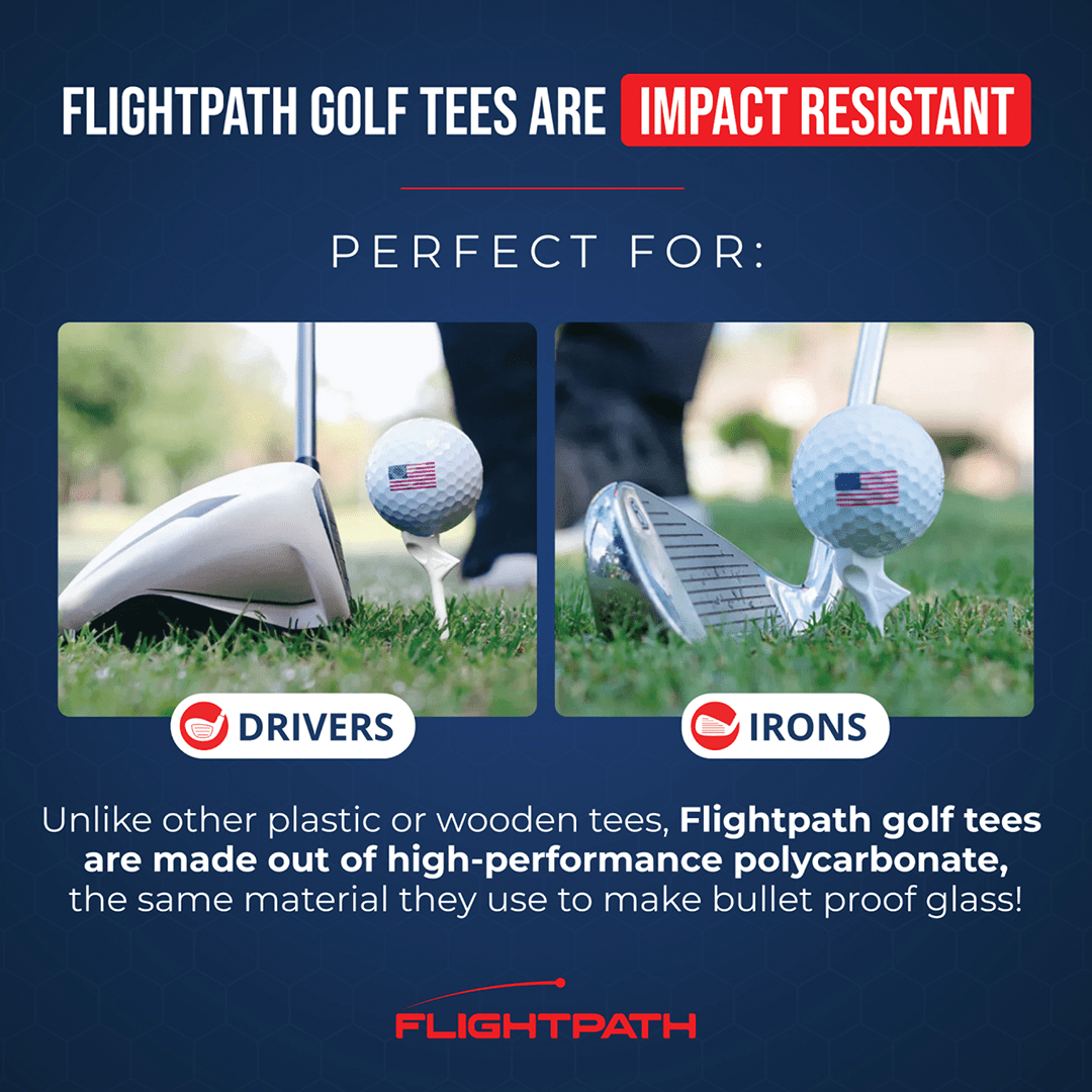 FlightPath Golf Tees - 1 Pack (8 Tees)