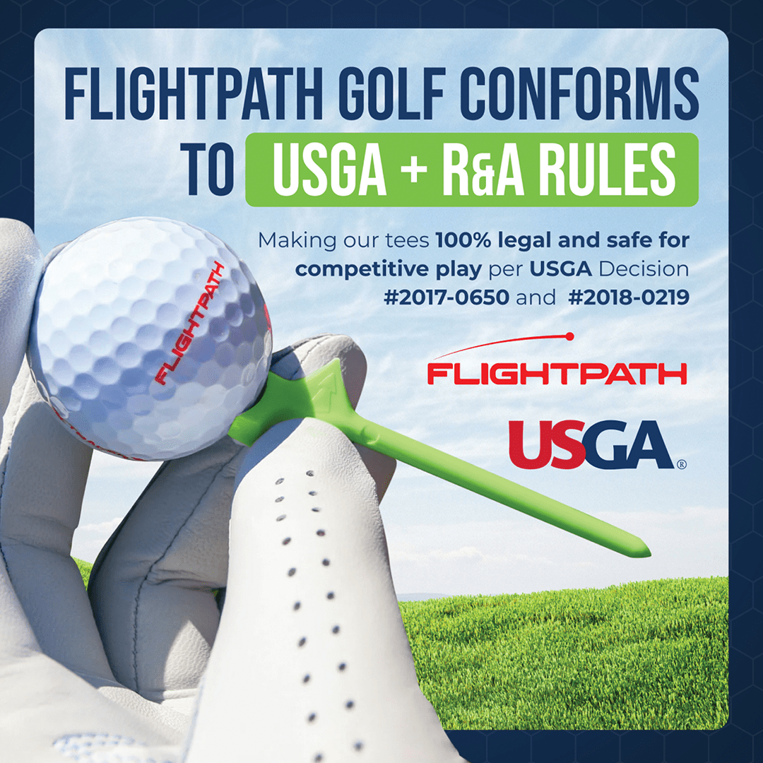 Green Flightpath Golf Tees - 1 Pack (8 Tees)