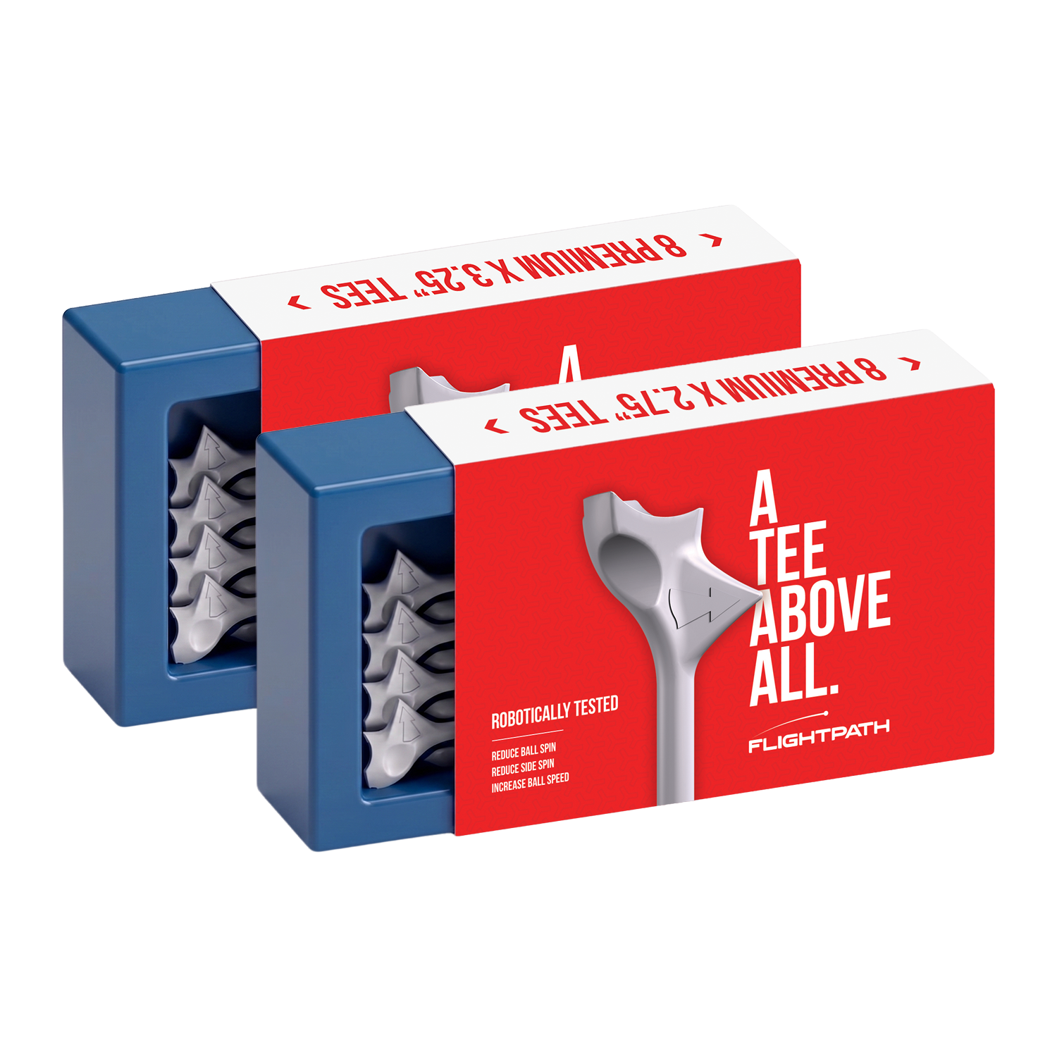 FlightPath Golf Tees - 2 Packs (16 Tees)