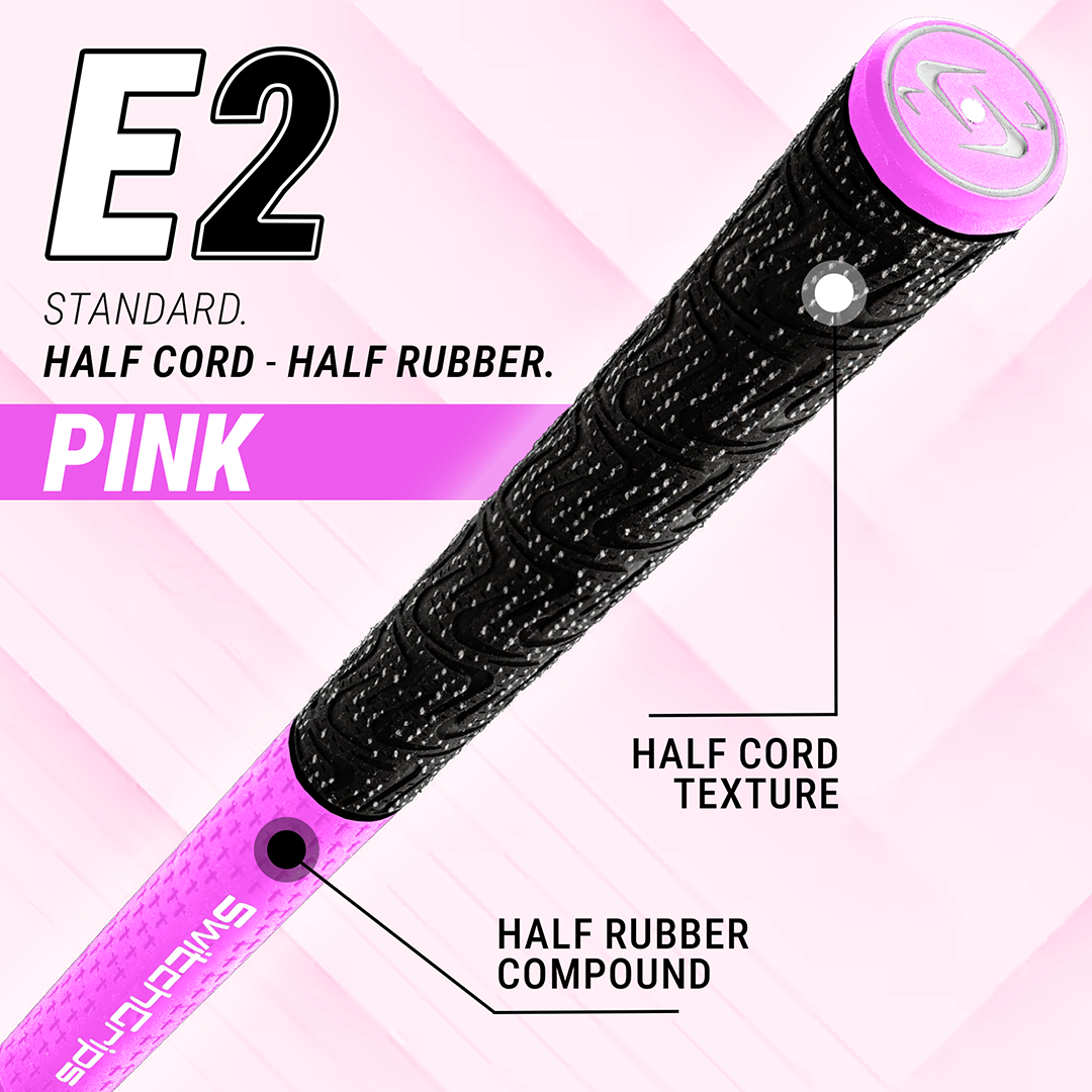 SwitchGrips E2 Standard Size Half Rubber / Half Cord Swing Grips
