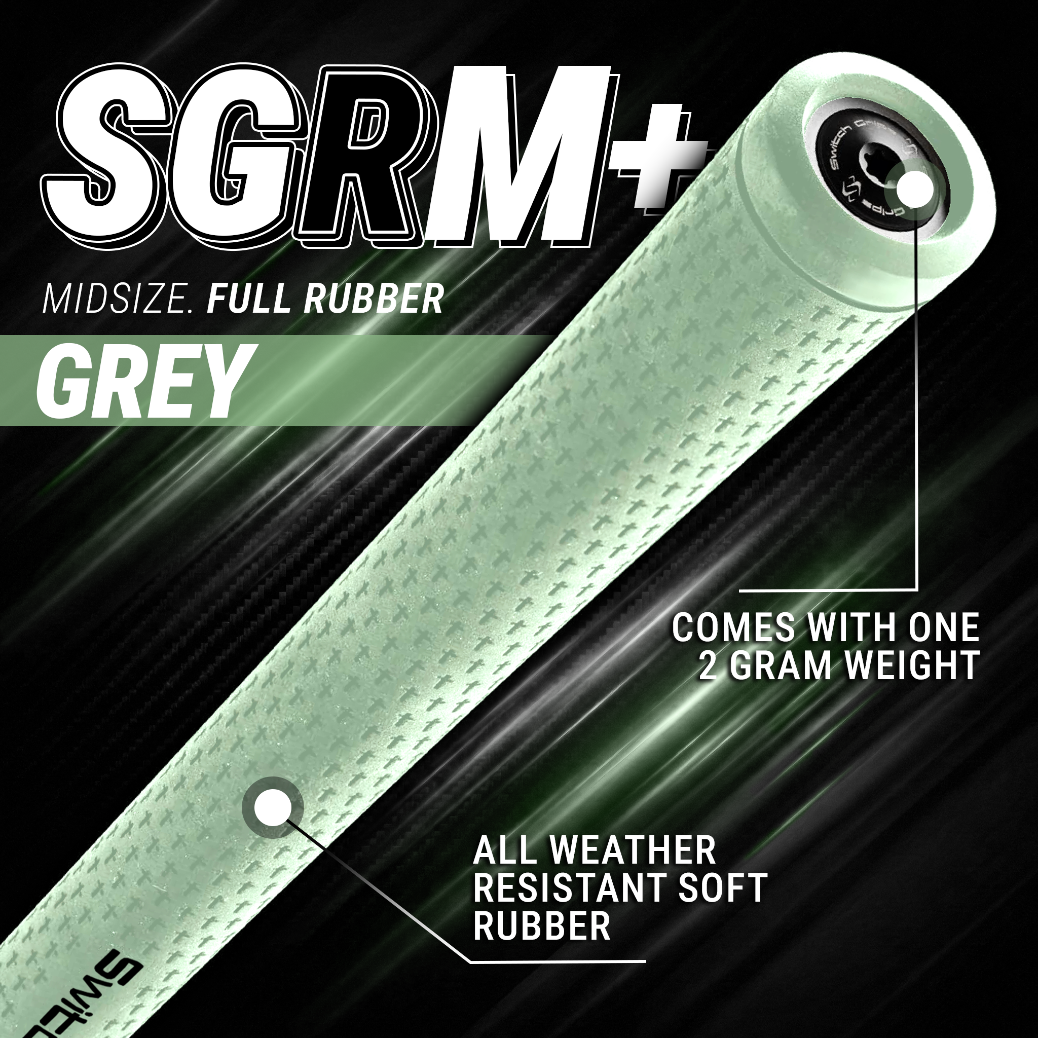 SwitchGrips Performance Grips- Full Rubber - Midsize