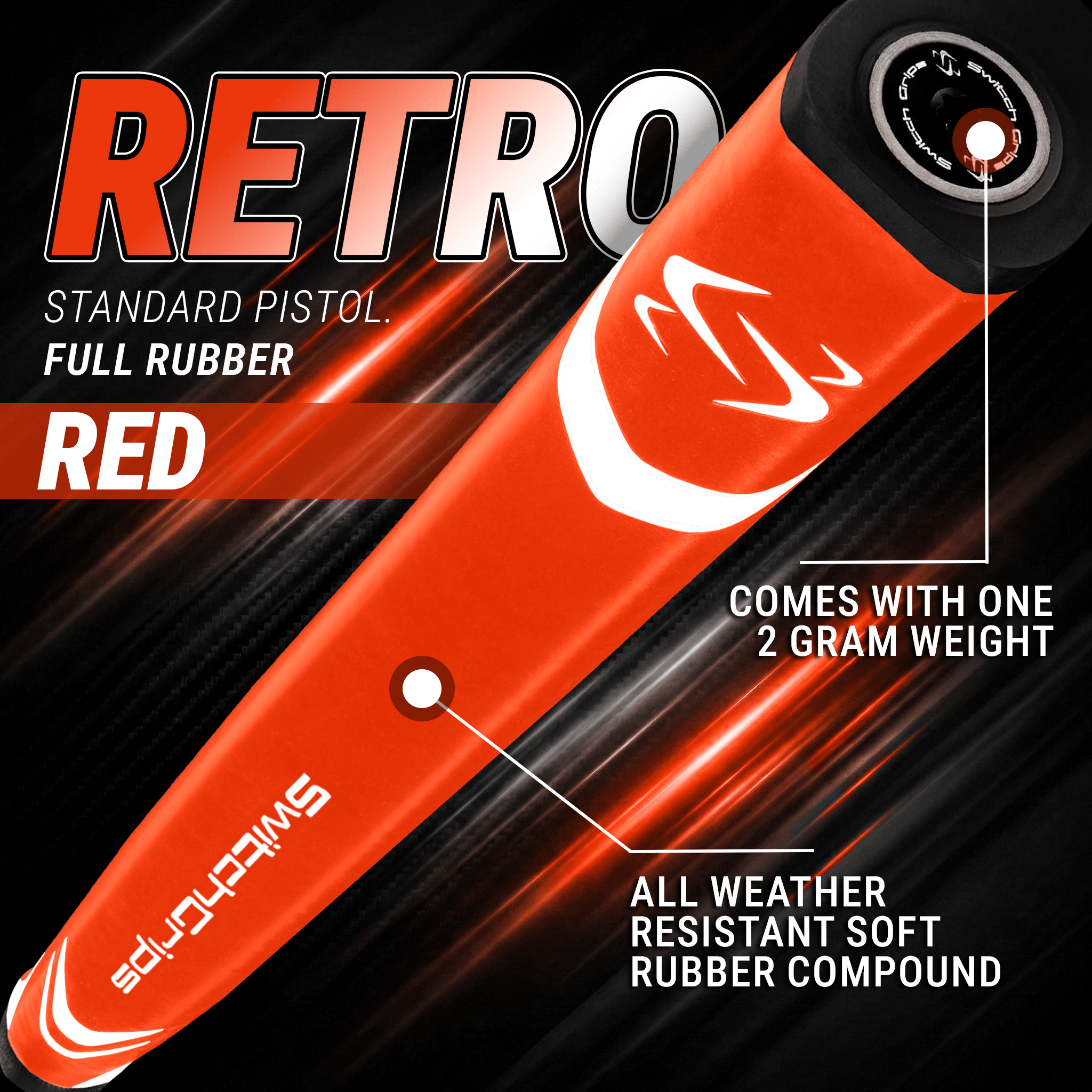 SwitchGrips Counter-Balance Retro Midsize Lightweight Foam Pistol Putter Grip