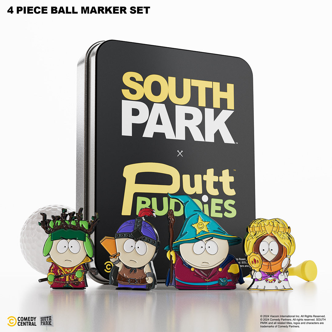 Stick of Truth - 4 Piece Ball Marker Set w/ Hat Clip