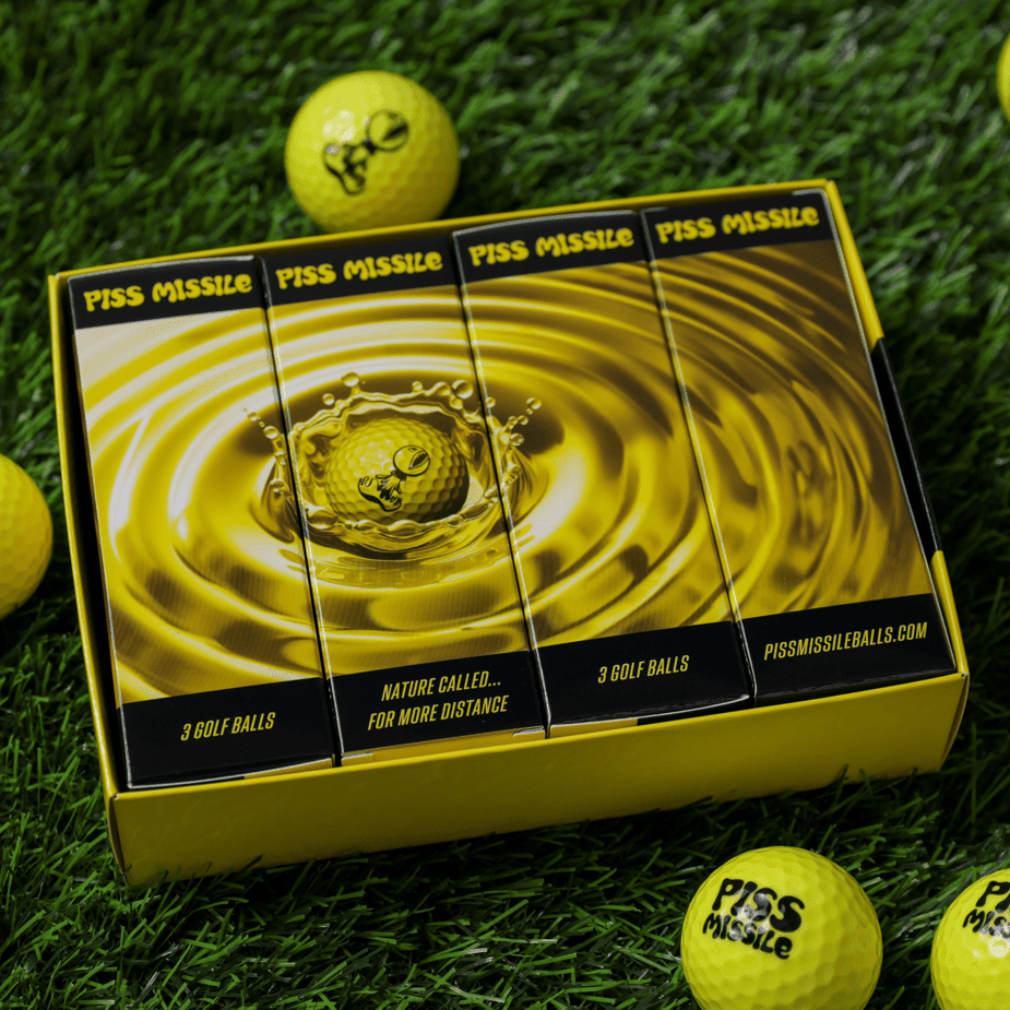 PISS MISSILE GOLF BALLS 12PK