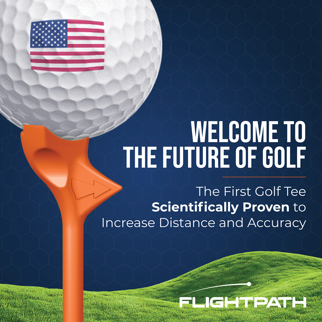 Orange Flightpath Golf Tees - 1 Pack (8 Tees)