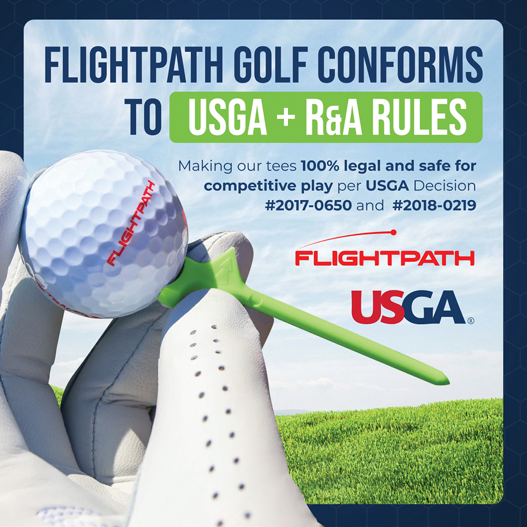 Green Flightpath Golf Tees - 1 Pack (8 Tees)