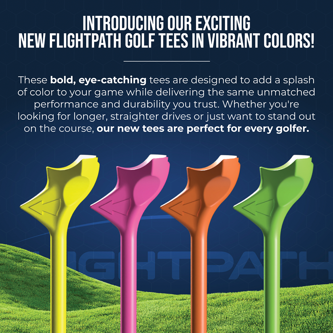 FlightPath Golf Tees - 2 Packs (16 Tees)