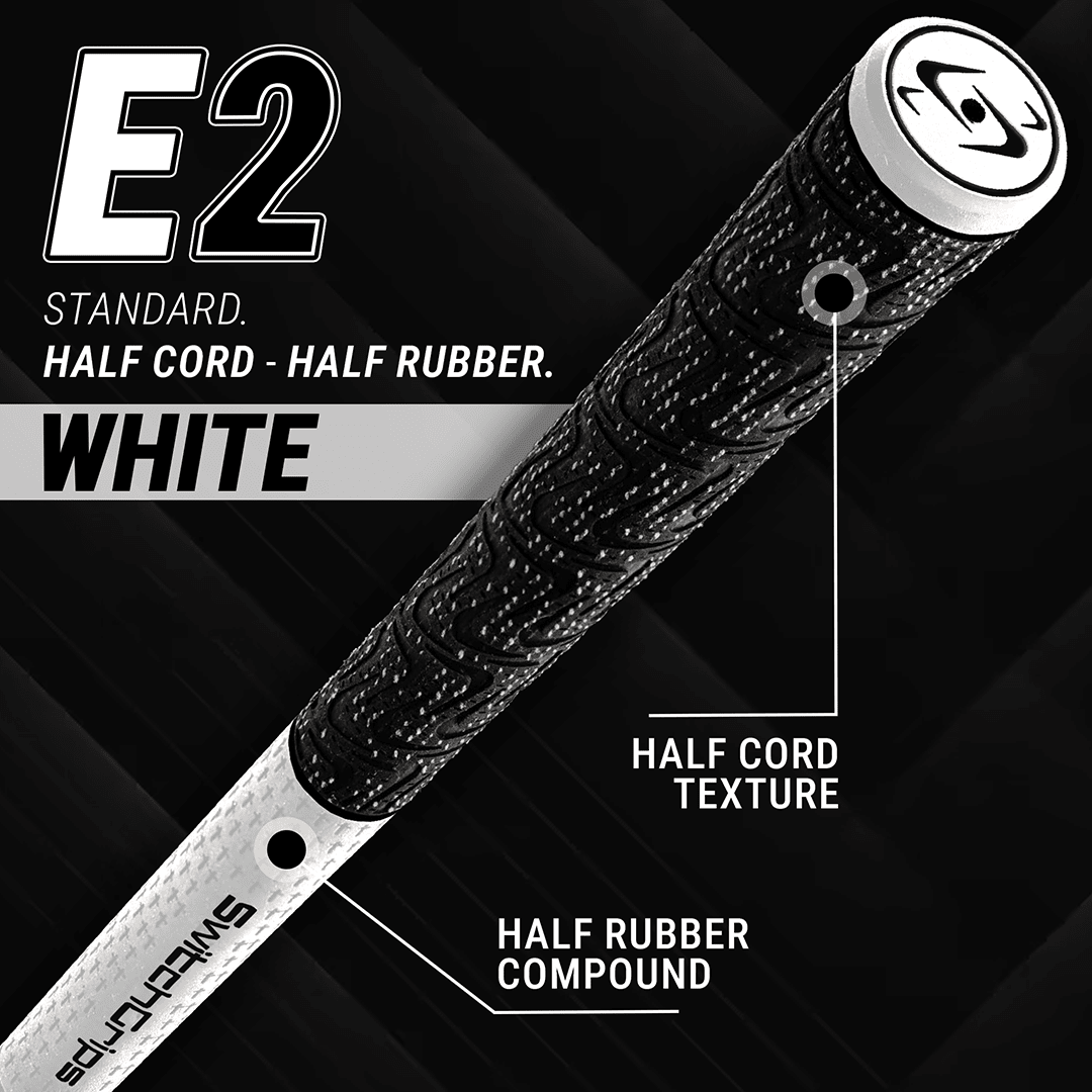 SwitchGrips E2 Standard Size Half Rubber / Half Cord Swing Grips