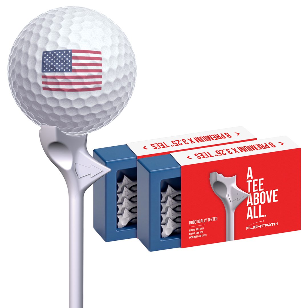 FlightPath Golf Tees - 2 Packs (16 Tees)