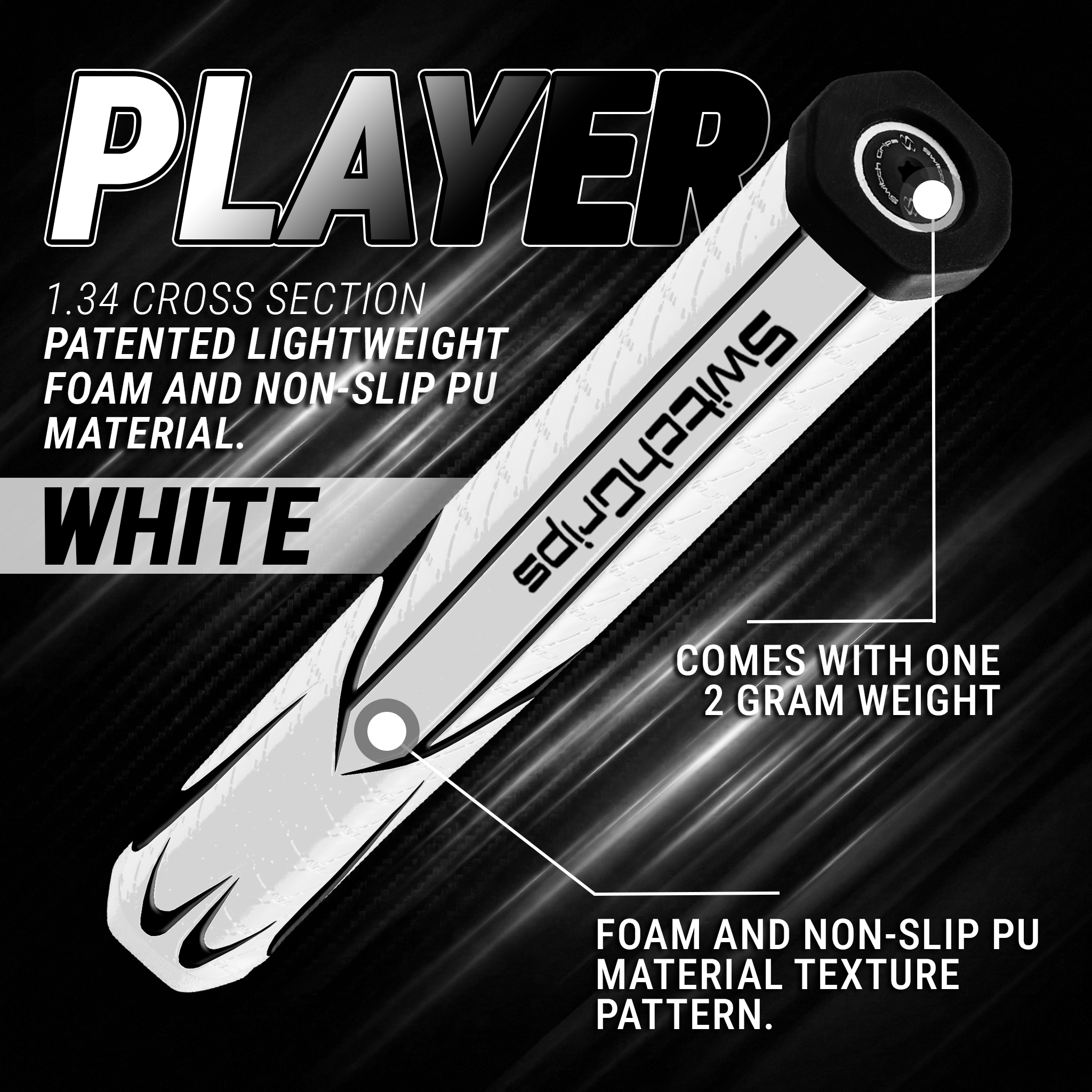 SwitchGrips Performance Grips- Player Line- Putter