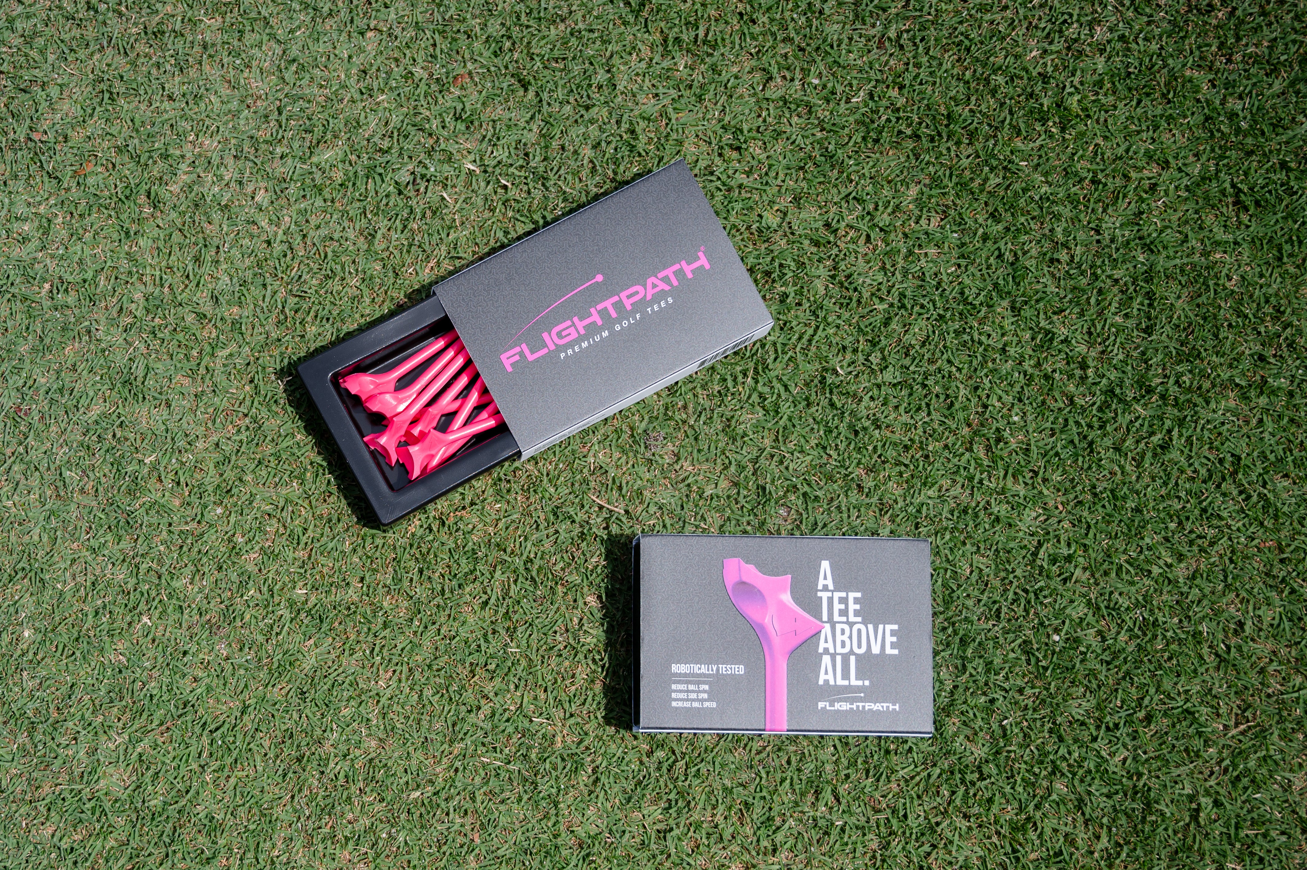 Pink Flightpath Golf Tees - 1 Pack