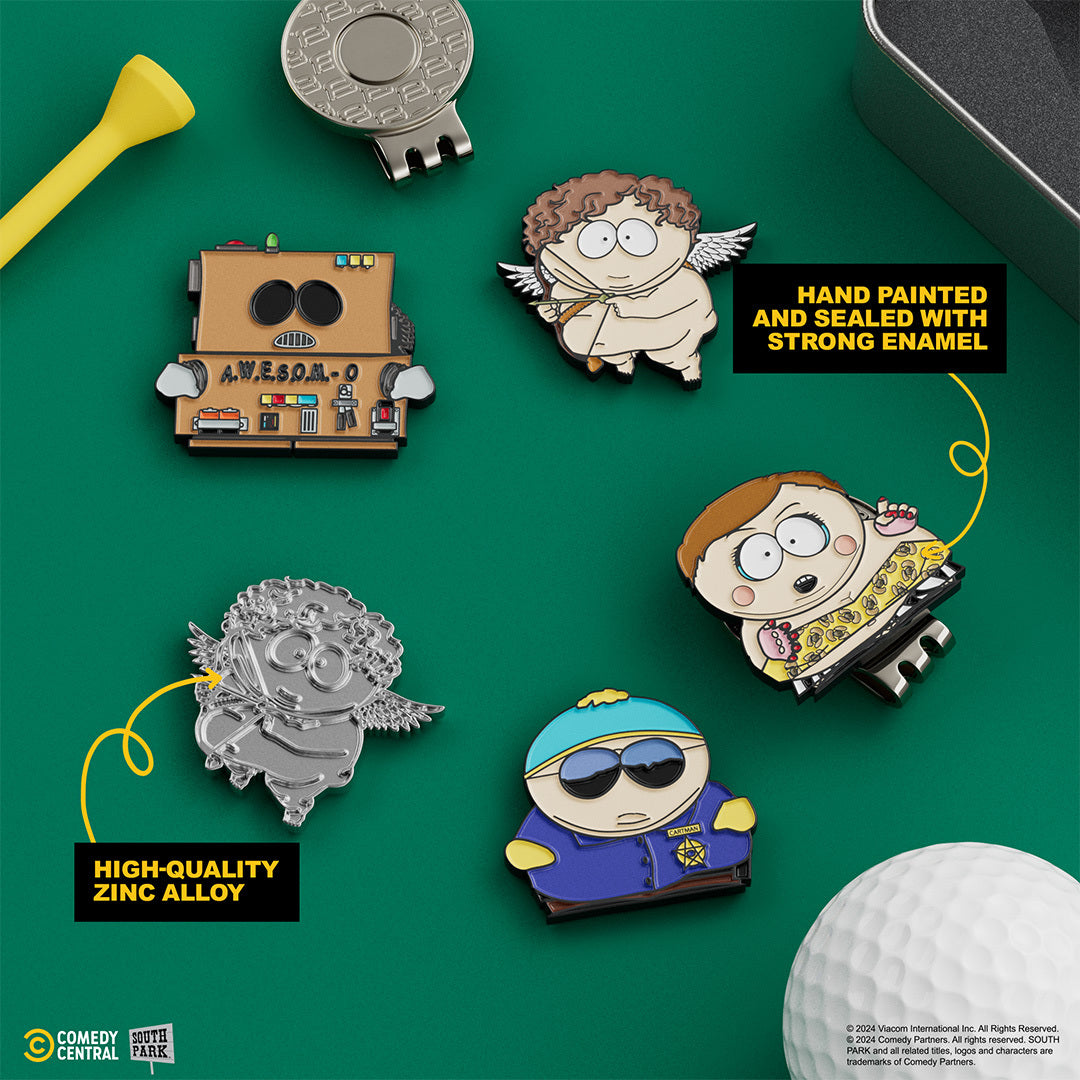 Cartman 4 Piece Ball Marker Set w/ Hat Clip