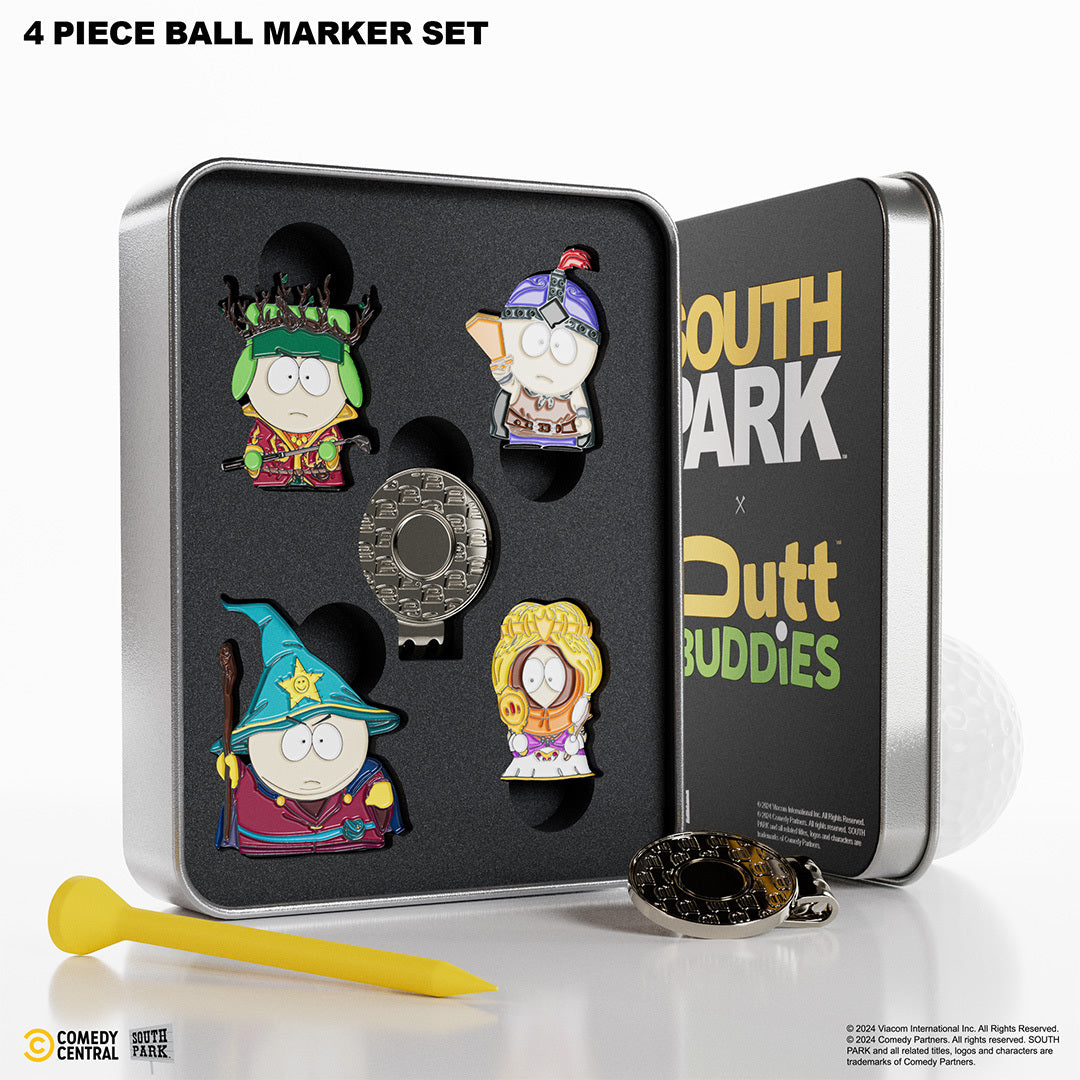 Stick of Truth - 4 Piece Ball Marker Set w/ Hat Clip