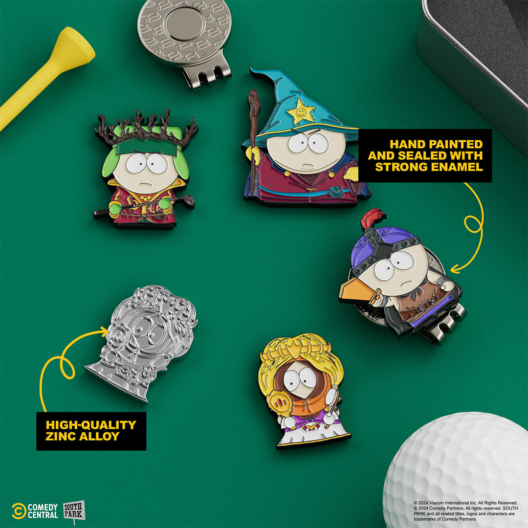 Stick of Truth - 4 Piece Ball Marker Set w/ Hat Clip