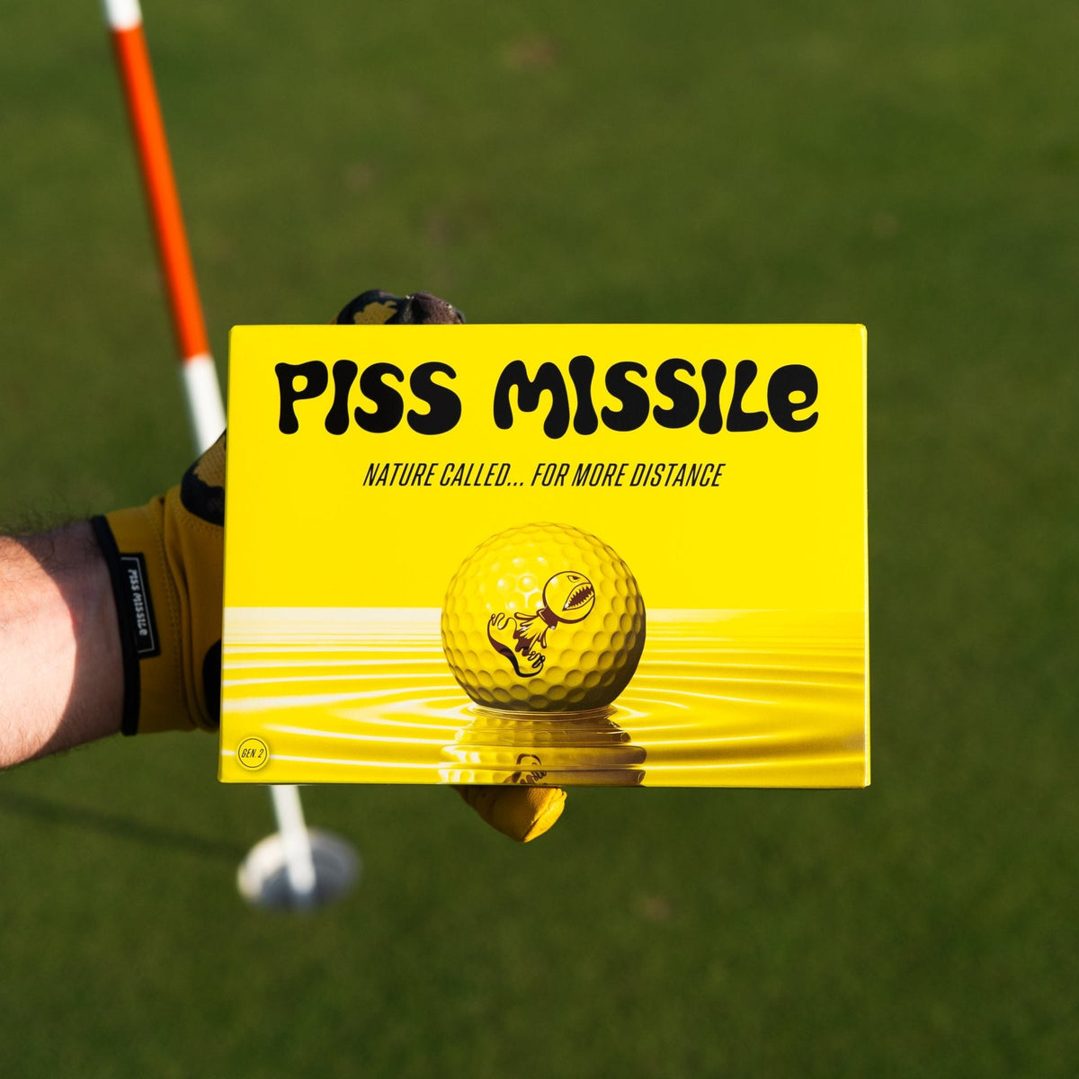 PISS MISSILE GOLF BALLS 12PK