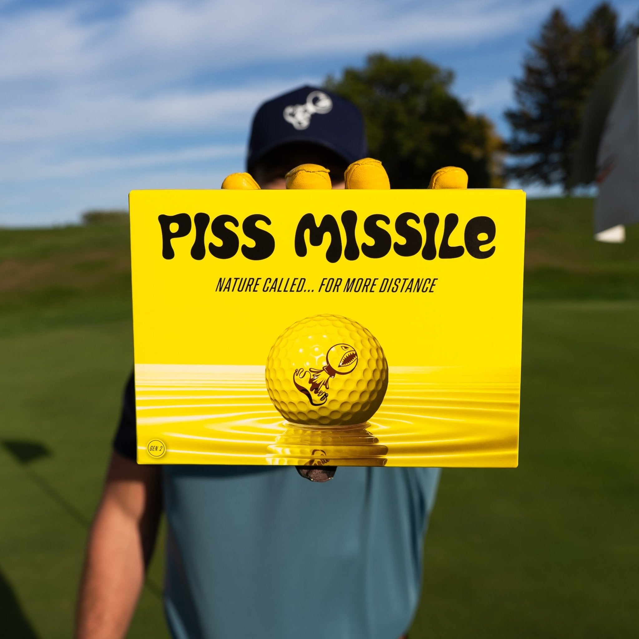 PISS MISSILE GOLF BALLS 12PK